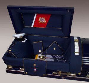 Class A Coast Guard casket
