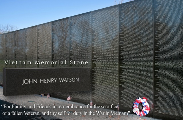 Vietnam Memorial Wall and Stone