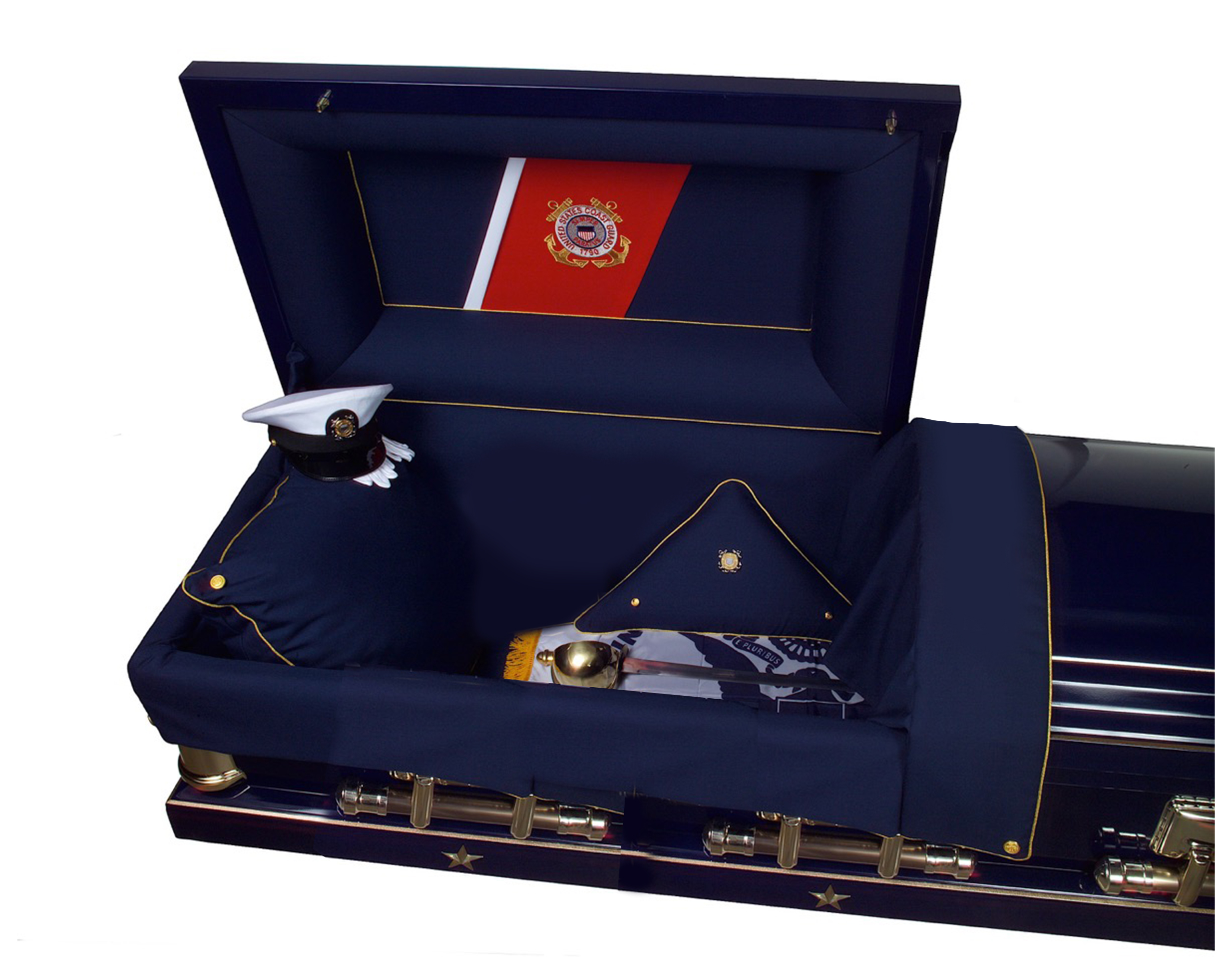 Class B Coast Guard casket