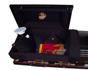 Class B Marine Corps casket