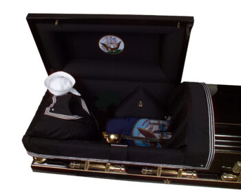 Class B Navy Petty Officer casket