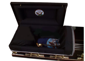 Class C Navy Petty Officer casket